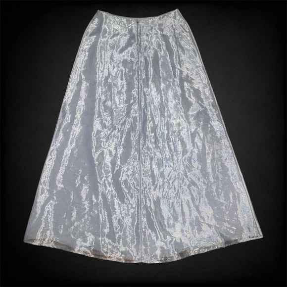 Vintage Powder Blue Maxi Skirt Randi May Collection - Picture 2 of 8